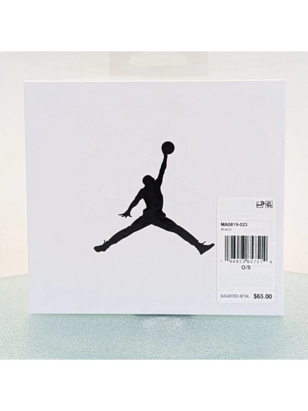 Nike Jordan Mens Jumpman Ingot Bifold Wallet Black Leather MA0819-023 NIB